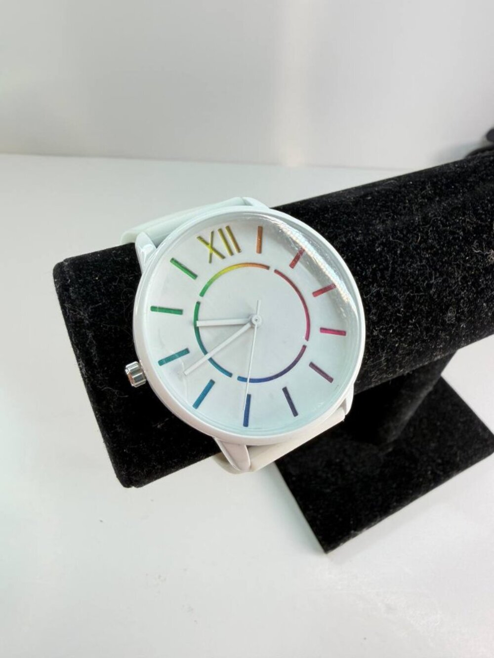 Bisley Rainbow Dial Watch – White